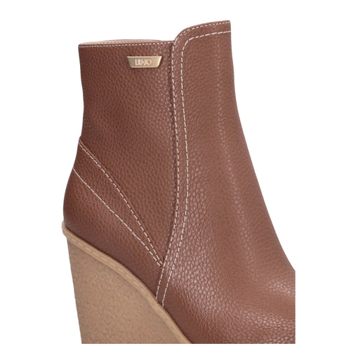 Stivaletto Donna con cuciture a contrasto e chiusura zip laterale